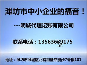 潍坊代理记账 工商注册 潍坊代理价格 潍坊代理记账 工商注册 潍坊代理型号规格